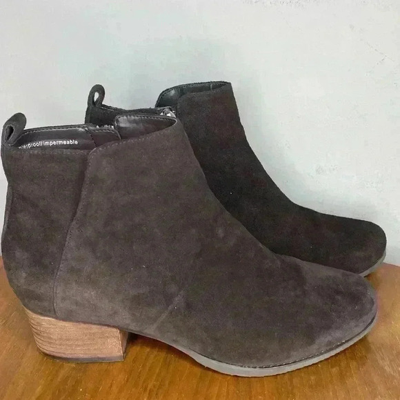 Blondo Waterproof Brown Ankle Booties Womens Size 9 - Picture 5 of 10